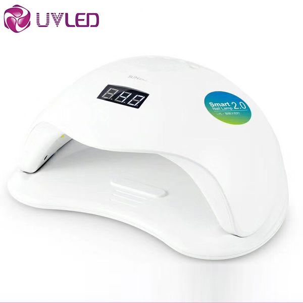 

nail dryers sun5 plus 48w uv led lamp dryer for curing all types gel 99s low heat 36 leds two hands art machine