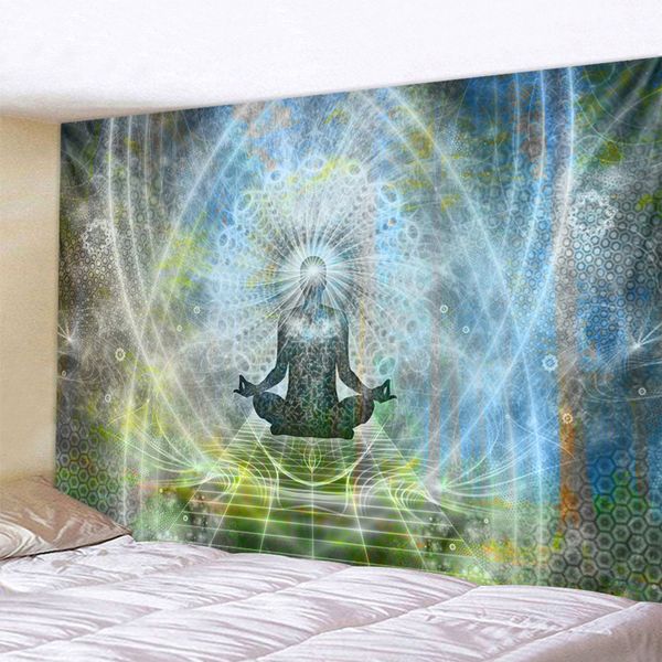 house decorating wall hanging tapestry psychedelic meditation mandala US SELLER