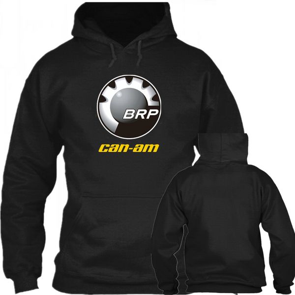 

brp can-am team print streetwear hoodie men hip hop hooded sportswear solid slim fit hoody mens hoodies sweatshirts eu size, Black