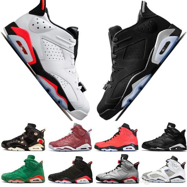 

quality 2019 bred vi 6 6s mens basketball shoes infrared 23 3m reflective tinker slam dunk cny wheat men sports sneaker designer trainer