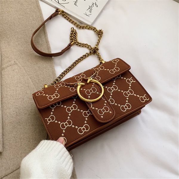 

uch small square bag women's messenger ins small group texture new bag women 2020 new fashion single shoulder chain