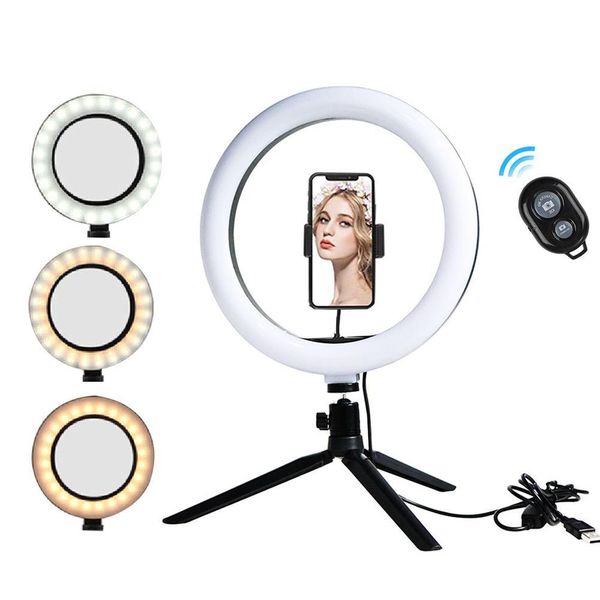 

10 inch ring fill light 26cm tripod