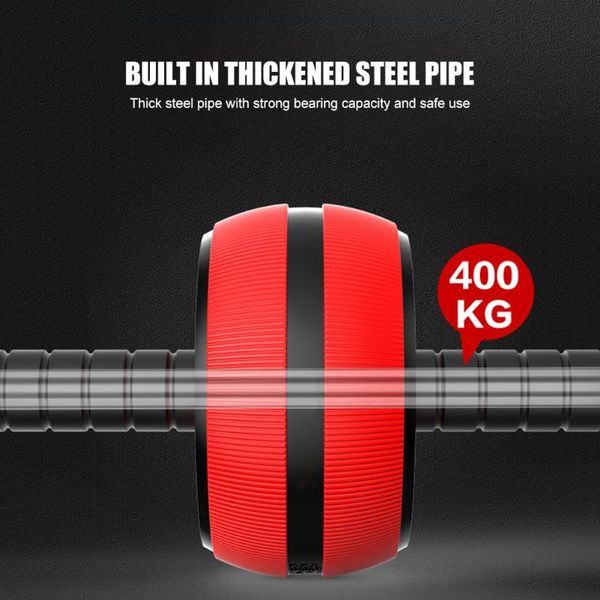 

home gym fitness equipment ab wheel foam handle no noise abs roller with mat multi-function equipment for exercise