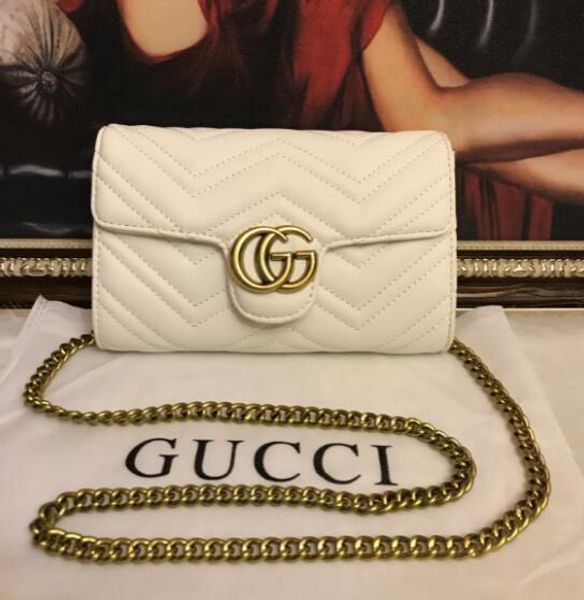 

2019 new fashion shoulder bags chain men's and women's classic handbags pu crossbody bags 77f