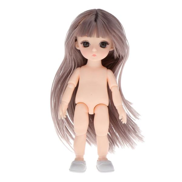 

fashion moveable 1/12 princess doll body 3d eyes kids toys birthday gift