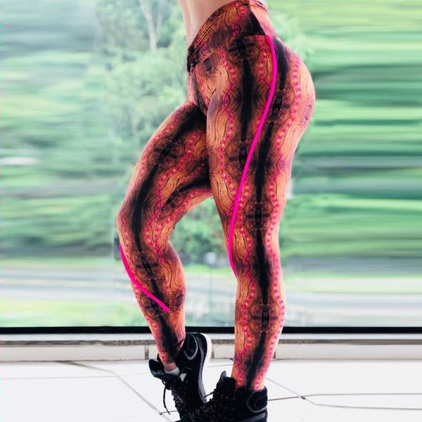 

women leggings arrival new women print leggings elastic high waist workout fitness high leggings female breathable slim pants sale, Black