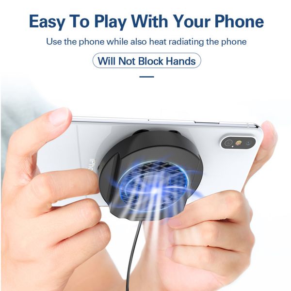 CoolReall Cep Telefon Radyatör Oyun Evrensel Telefon Soğutucu Ayarlanabilir Taşınabilir Fan Tutucu Isı Lavabosu İPhone Samsung Huawei