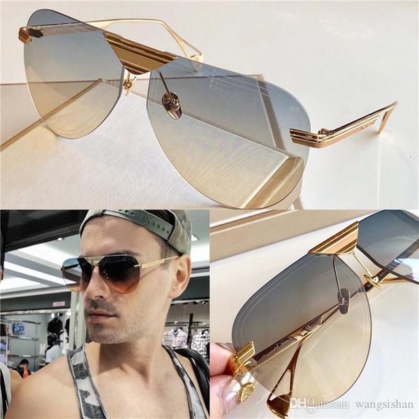 

men eyewear car fashion designer sunglasses outdoor uv400 sunglasses square frameless with case the aeronaut ii, White;black