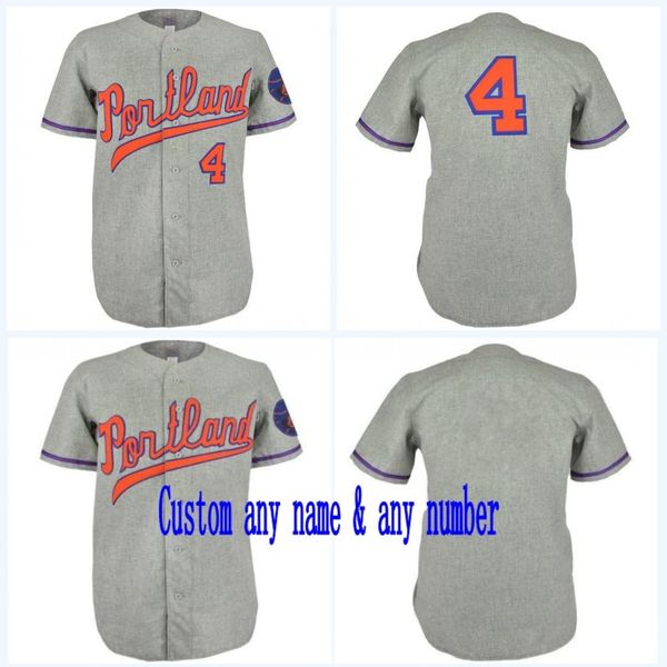 

Portland Beavers 1968 Road Jersey Movie Baseball Jersey 100% Stitched Name & Number & Logos For Mens Womens Youth Mix Order S-XXXL