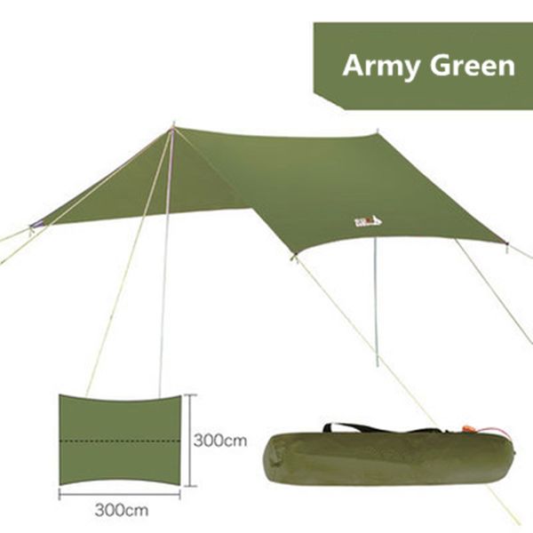

ultralight tent multi-user sun shelter awning tent outdoor beach camping picnic ultralight sun protection canopy garden shelter