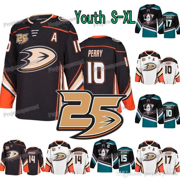 

Youth 25th Anniversary 10 Corey Perry Anaheim Ducks Jersey 14 Adam Henrique 15 Ryan Getzlaf 17 Ryan Kesler 18 Patrick Eaves Hockey Jerseys