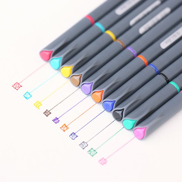 

0.38mm creative pen lovely multicolor pen multifunctional color gel for students kids drawing tool