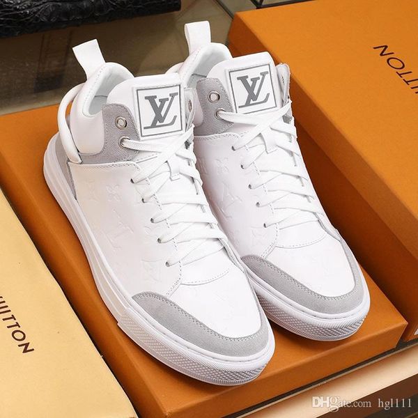 

spring and autumn new sports high shoes korean basketball shoes student fashion wild breathable shoes white male tide running slip 39-44