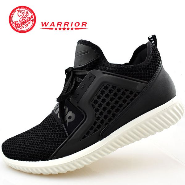 

warrior original men's shoes breathable anti skid 2019 black white sport sneakers wear resistant walking shoes
