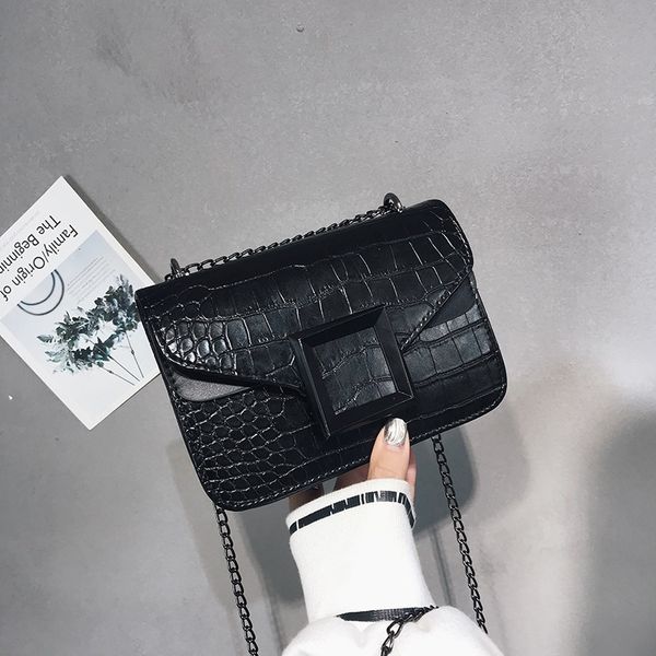 

small square woman 2020 western style messenger texture design single shoulder