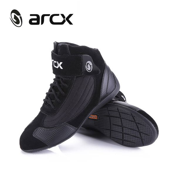 

arcx motorcycle riding boots street moto racing boots genuine cow leather motorbike biker chopper cruiser touring ankle shoes