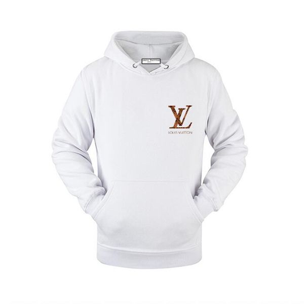 

19ss new/lv hoodies long sleeve sweatshirt brand printed cottonlouis luxury casualvuitton pullover embroidery hip hop women mens streetwear, Black