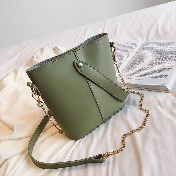 

ins exceed fire package france niche bag woman package 2019 all-match oblique tide satchel bucket package