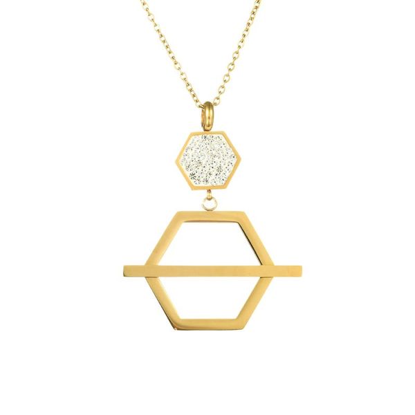 

044 jewelry set for women silver & gold color round design necklace stud earrings party jewelry 2020