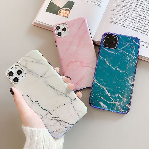 

for iphone 11 pro phone case xs max xr blue light marble 6 7 8 x plus imd silicone soft cell phone cases