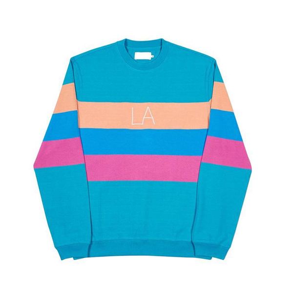 

18fw fresh warm knitted sweaters pullover long sleeve spring autumn men women simple sweater stripe street casual sweater hfymmy005, White;black