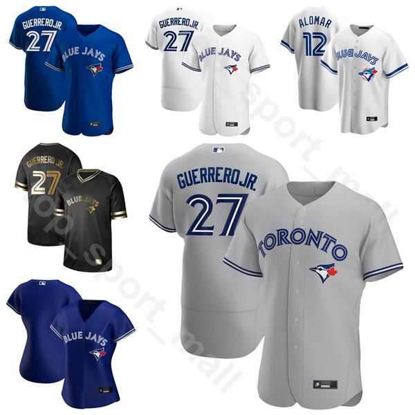 

2020 baseball мужчины женщины молодежь 27 владимир guerrero младший джерси 15 рандал гричек 3 брэндон друри 37 teoscar hernandez 57 trent th, Blue;black