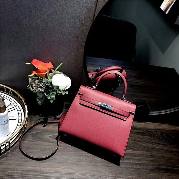 

elegant2019 kylie kim classic palm wenyin buckle hand bill of lading shoulder span genuine leather woman package cowhide