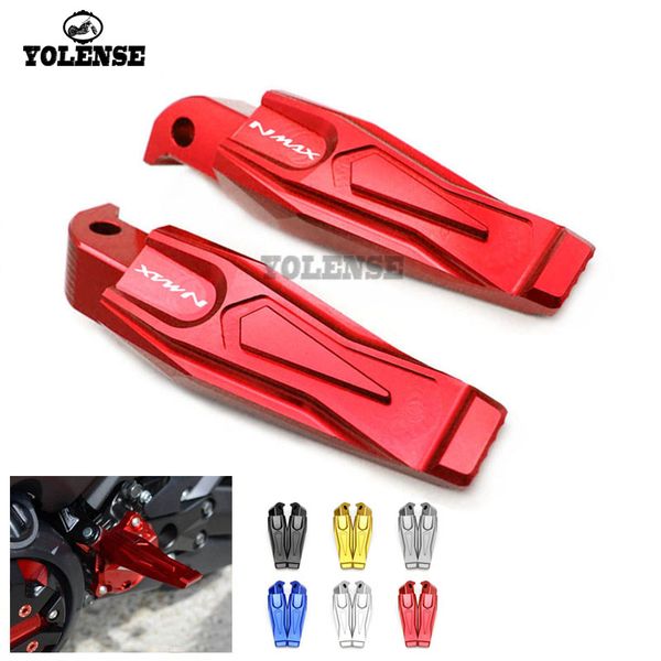 

для yamaha nmax 155 nmax155 nmax 155 nmax155 2015-2017 принадлежности для мотоциклов cnc алюминиевых пассажирских подножки сзади подножки