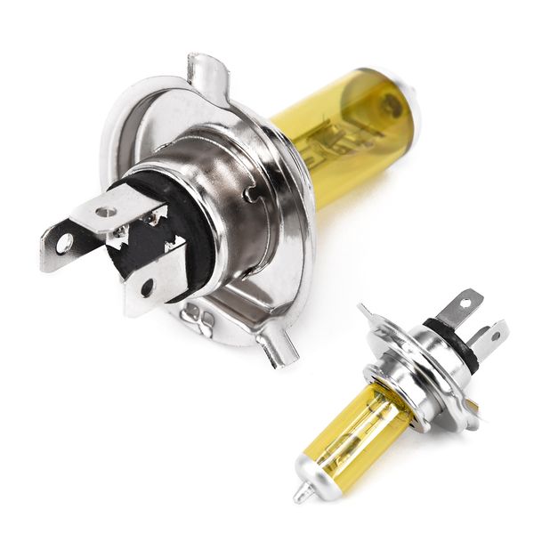 

new car auto light h4 hid xenon super white head 12v 55w halogen bulb light gas yellow lamp bulbs