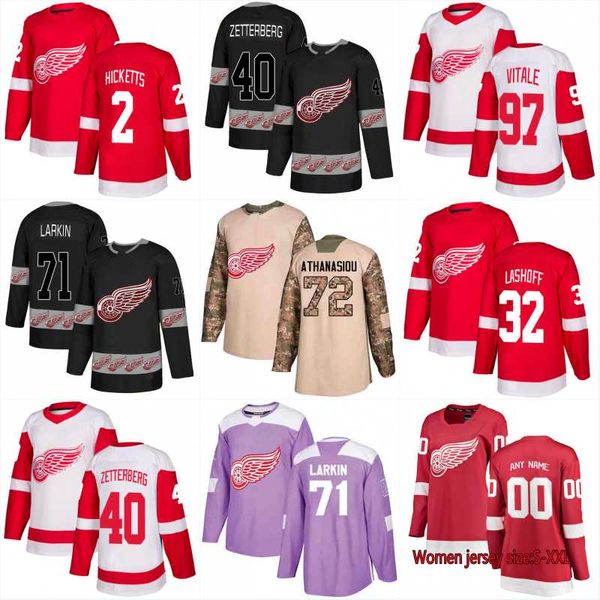 

New Season Detroit Red Wings 22 Wade Megan 51 Frans Nielsen 14 Gustav Nyquist 27 Michael Rasmussen 8 Justin Abdelkader Hockey Jerseys