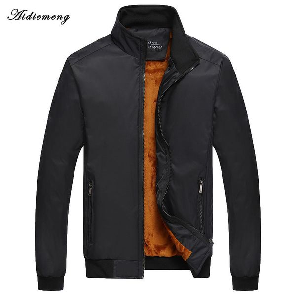 

men's winter jacket new men's jacket thin wool overcoat for men to wear bomber jackets, Black;brown