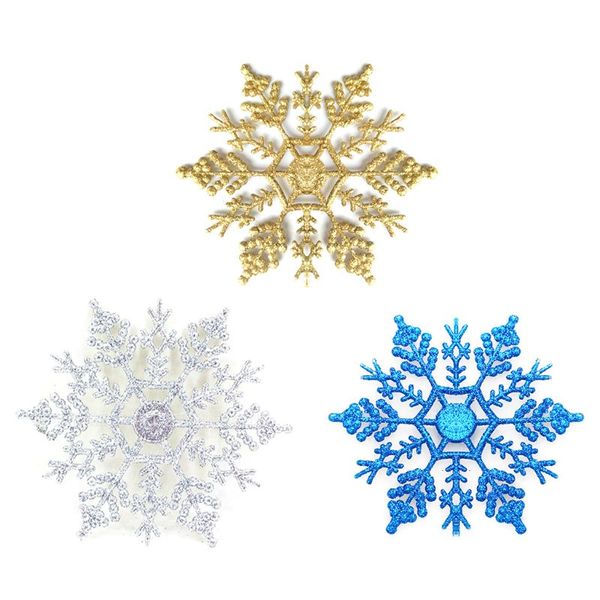 

plastic christmas glitter snowflake ornaments christmas tree decoration plastic for seasonal & holiday delicate decoration