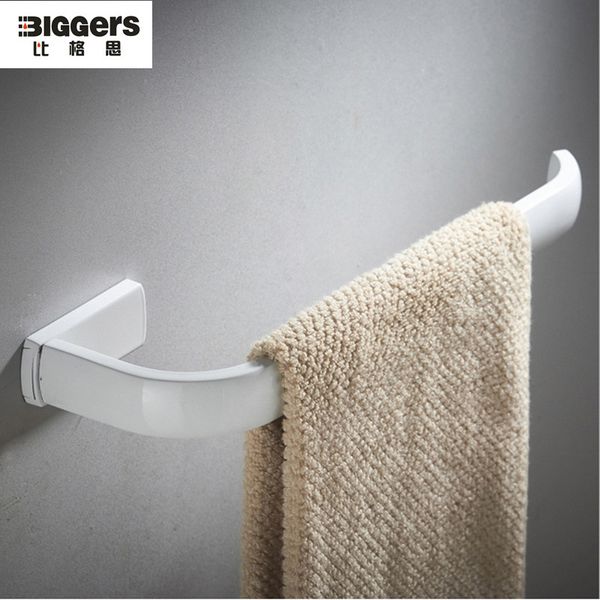 

biggers sanitary europe style white color brass bathroom accessories wall mounted bath towel ring towel holder