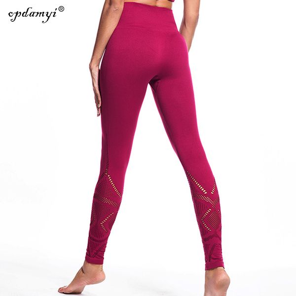 

women's high waist compression pants yoga fitness leggings capri squat proof interlink cotton power fle leggings, White;red