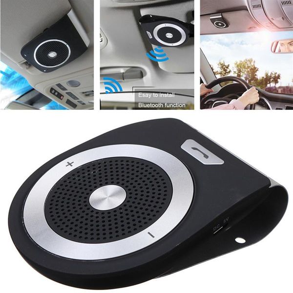 

universal car sun visor clip bluetooth car mp3 player audio receiver phone speakerphone handscalling kit music player