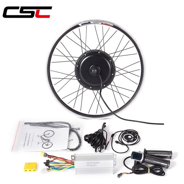 

e-bike conversion kit 48v 1500w bicycle hub front or rear motor wheel kit for 20 24 26 27.5 28 29inch 700c electric bike