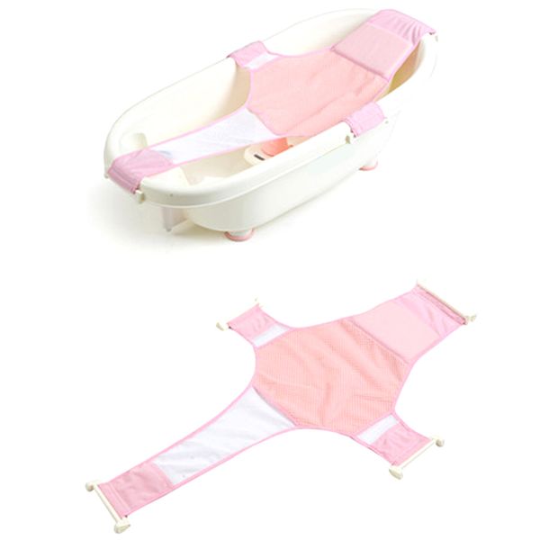 

newborn infant bathtub sling mesh net adjustable baby bath anti skid sling mesh net accessories for bathtubs accessories