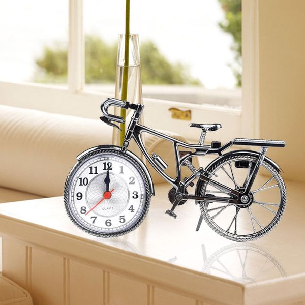 2019 Fashion Vintage Numeral Retro Bicycle Pattern Alarm Desk