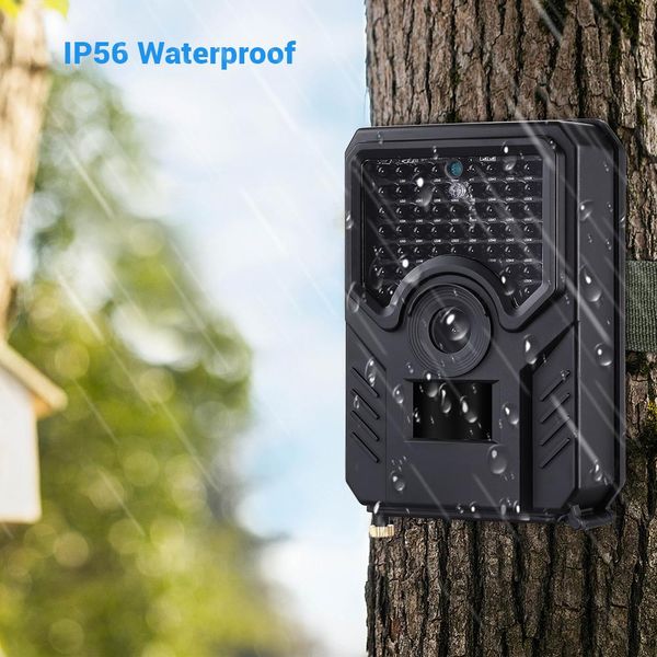BOBLOV 12MP Night Vision Hunting Camera 49Pcs IR Leds 110°PIR Angle Trail Camera