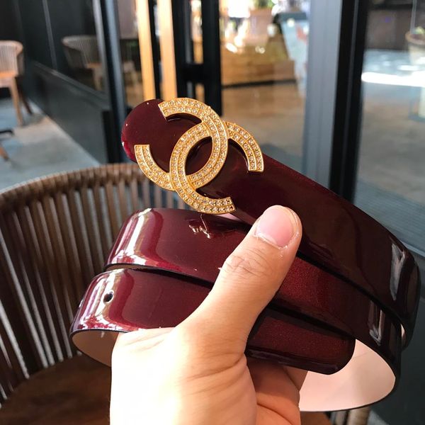 

2020 fashion belt leather men belt good quality smooth buckle mens belts for women belt jeans strap, Black;brown