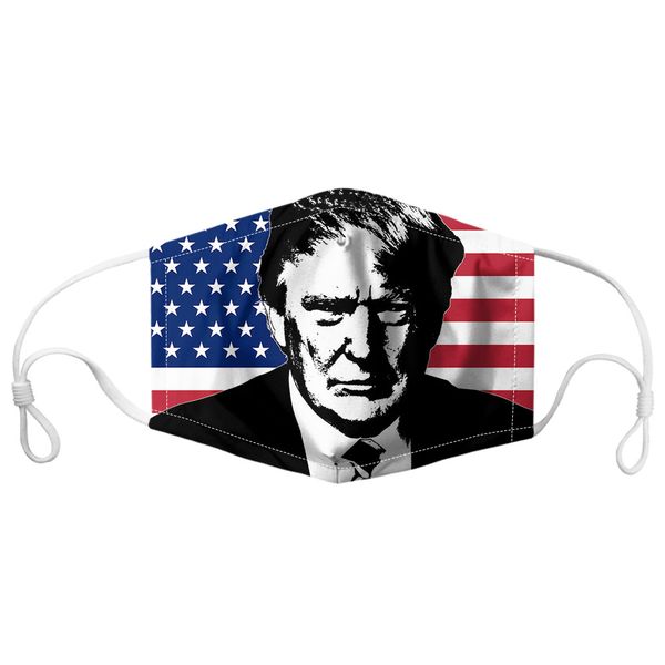 

hip-hop trump european and american daily mask plug filter pm2.5 creative terrand custom batch 3d digital printing