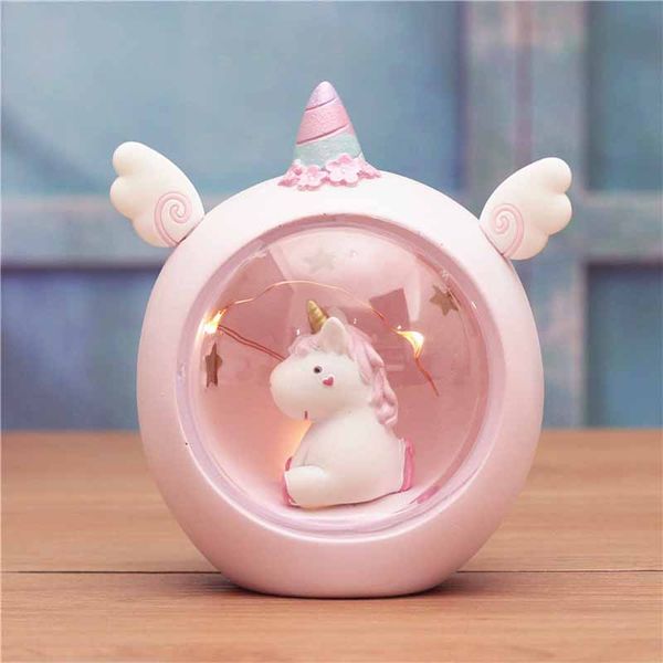 

unicorn starlight nightlight home decor kids girl birthday gift night light resin night-light pig rabbit duck design unicorns