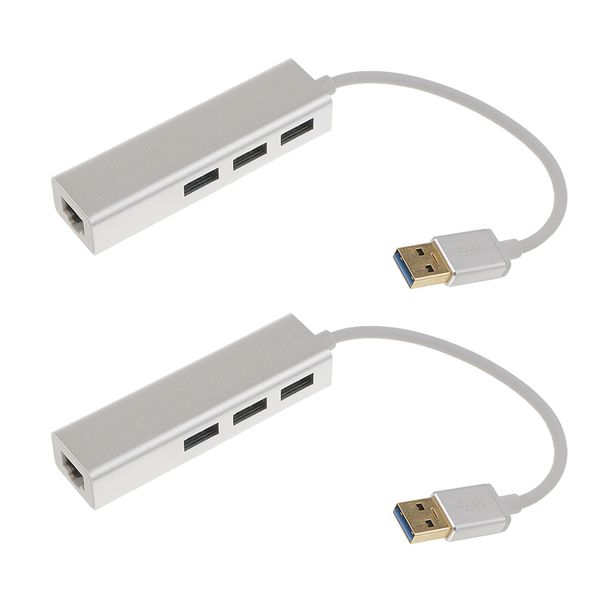 

2 usb 3.0 to 10/100m rj45 ethernet lan network