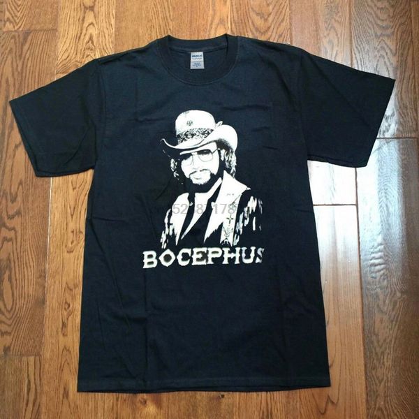 

hank williams jr bocephus whiskey bent and hellbound tour 1983 reprint t-shirt, White;black