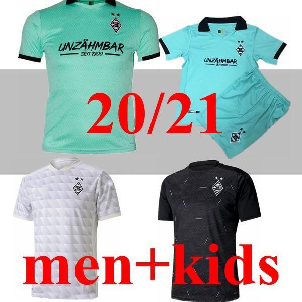 

good mönchengladbach soccer jersey gladbach 2020 2021 monchengladbach zakaria kramer a.plea thuram borussia football camiseta classic shirt, Black;yellow