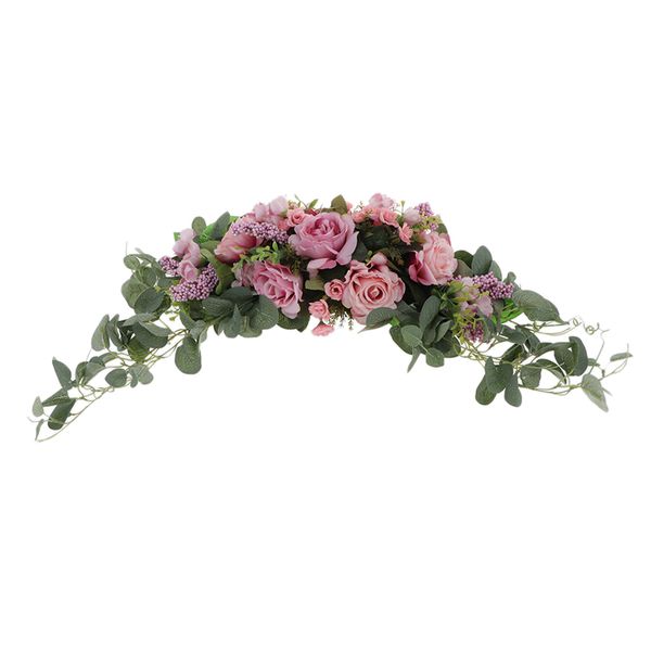 

artificial flower door lintel wreath garland window door decor