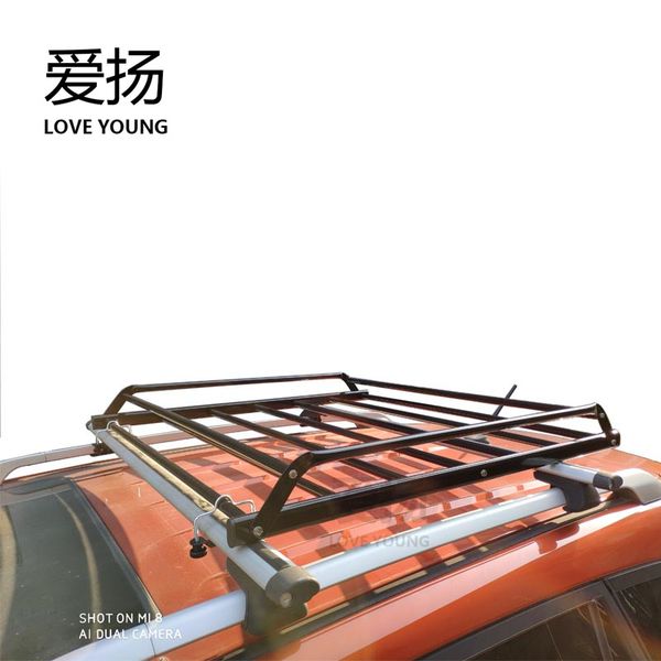 

simple type steel car roof cargo carrier roof luggage basket