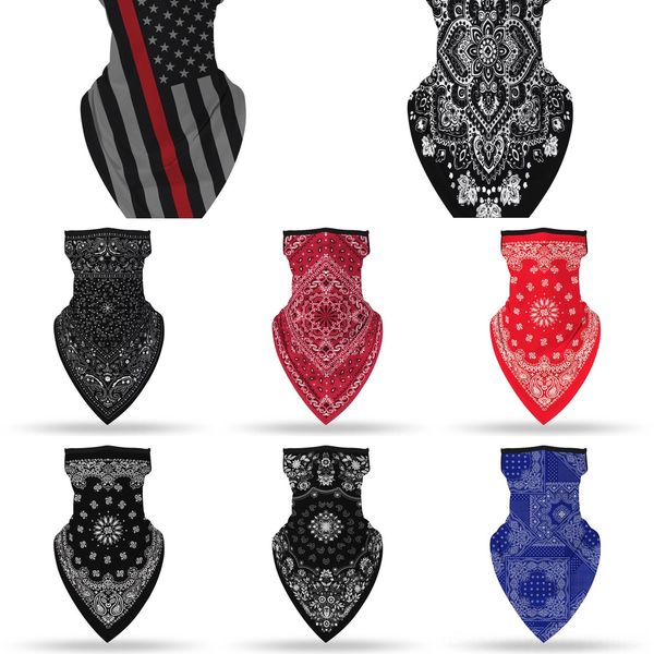 

sqyhf new skull half neck mask face bandana bike motorcycle scarves scarf scarf mask cycling cosplay ski biker headband of party cosplay, Black