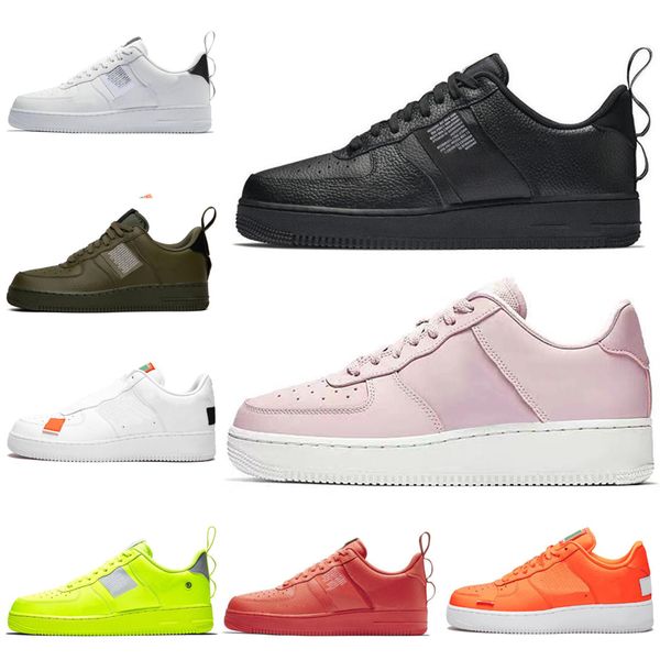 

Utility Designer Shoes 1 One Orange Triple Black White Olive Casual Shoes Skateboarding Women Mens Trainers Sports Sneakers Free Shipping