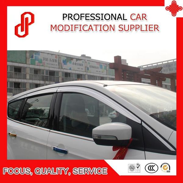 

abs plating decorative trim vent shade rain sun wind deflector window visor for kuga 2013 2017